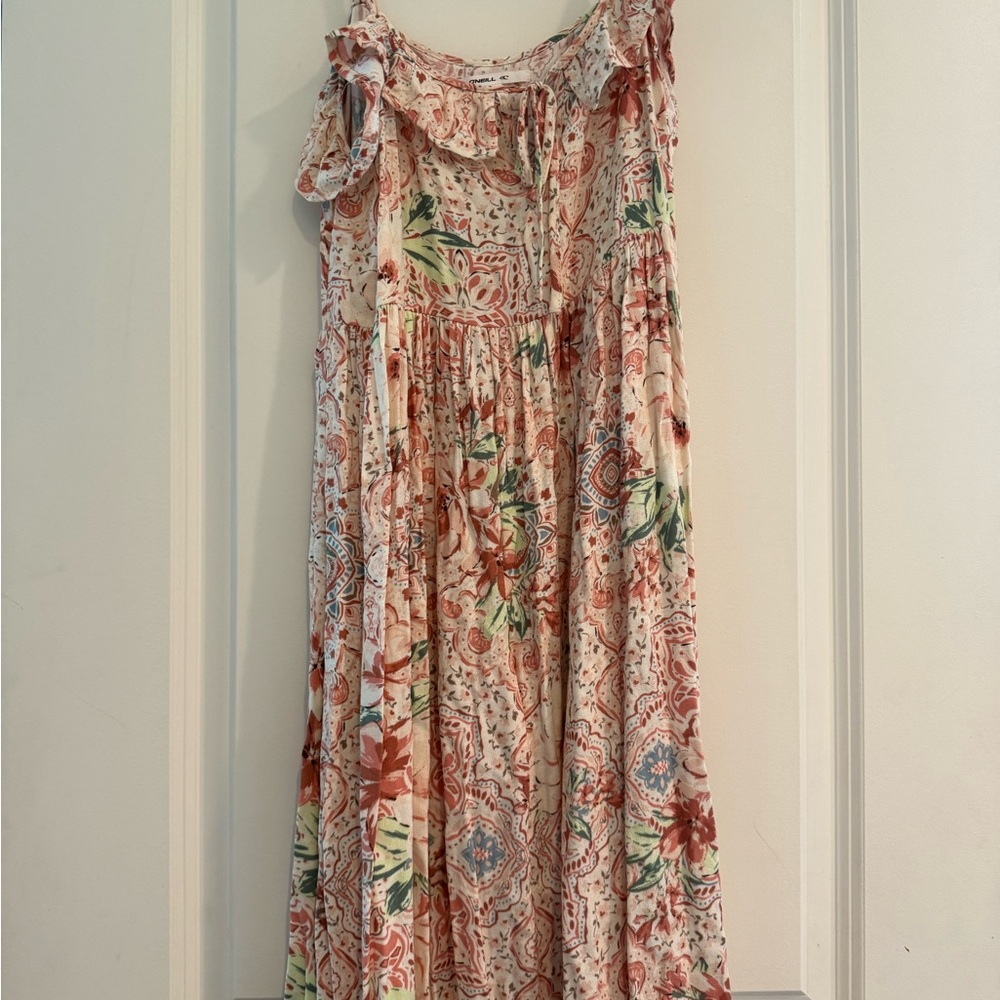 Floral Spaghetti Strap O'neil Maxi Dress